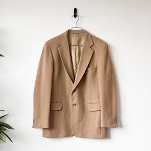 Vintage 70's Cashmere And Wool Classic Blazer Sports Coat Los Angeles